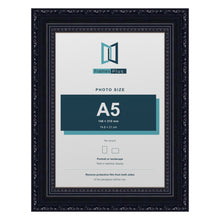 Louis Black picture frame for an A5 photo