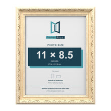 Louis Cream picture frame for an 11 x 8.5 inch photo