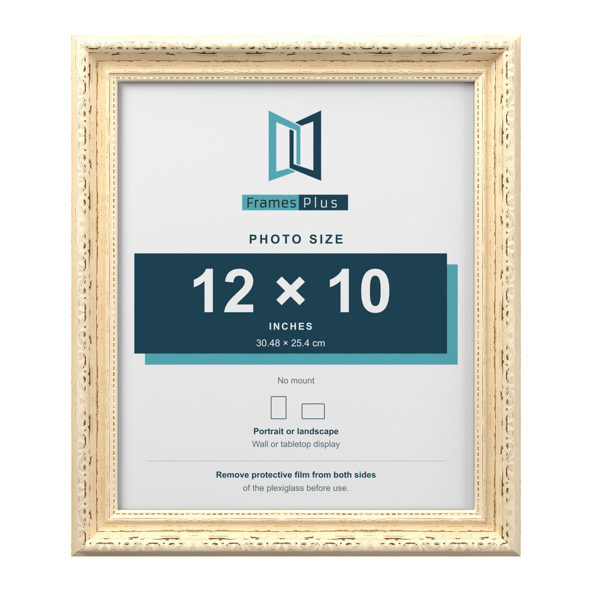 Louis Cream picture frame for a 12 x 10 inch photo