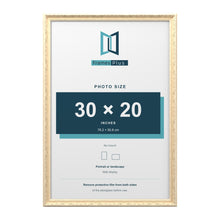 Louis Cream picture frame for a 30 x 20 inch photo