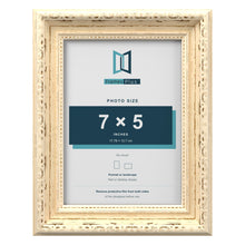 Louis Cream picture frame for a 7 x 5 inch photo