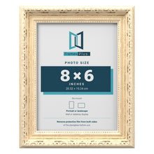 Louis Cream picture frame for an 8 x 6 inch photo