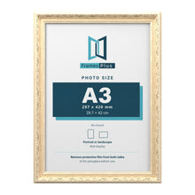 Louis Cream picture frame for an A3 photo