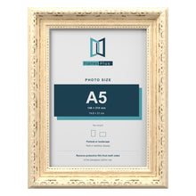 Louis Cream picture frame for an A5 photo