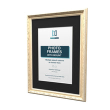 Louis Cream picture frame with a black mount