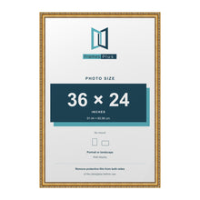 Louis Gold picture frame for a 36 x 24 inch photo