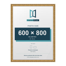 Louis Gold picture frame for an 80 x 60 cm photo
