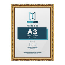 Louis Gold picture frame for an A3 photo