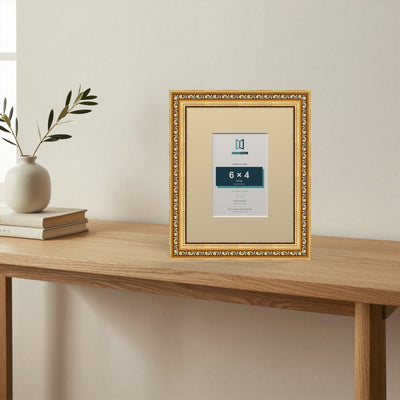 Louis Range Gold Picture, Photo & Poster Frame with Ivory Mount