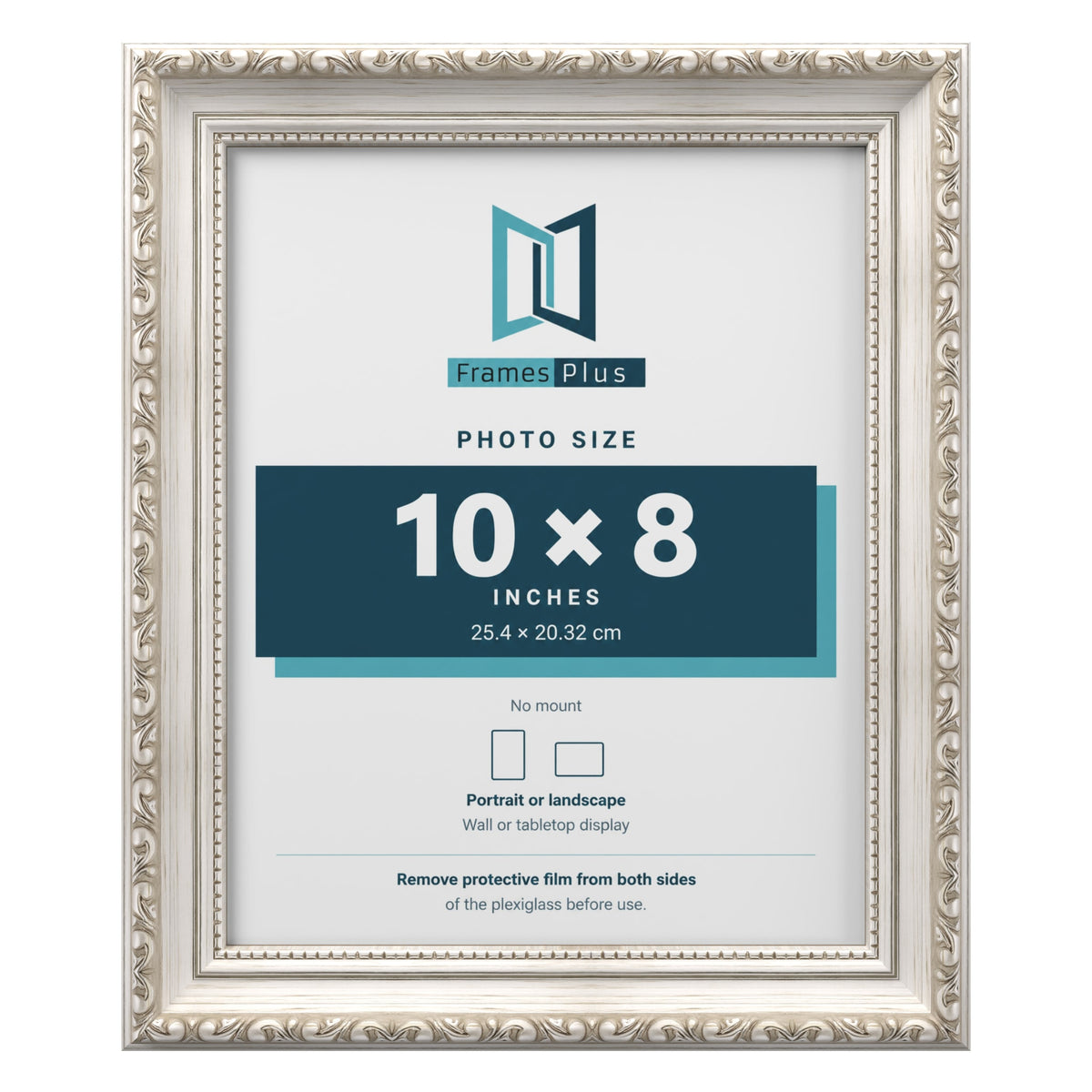 Louis Silver picture frame for a 10 x 8 inch photo