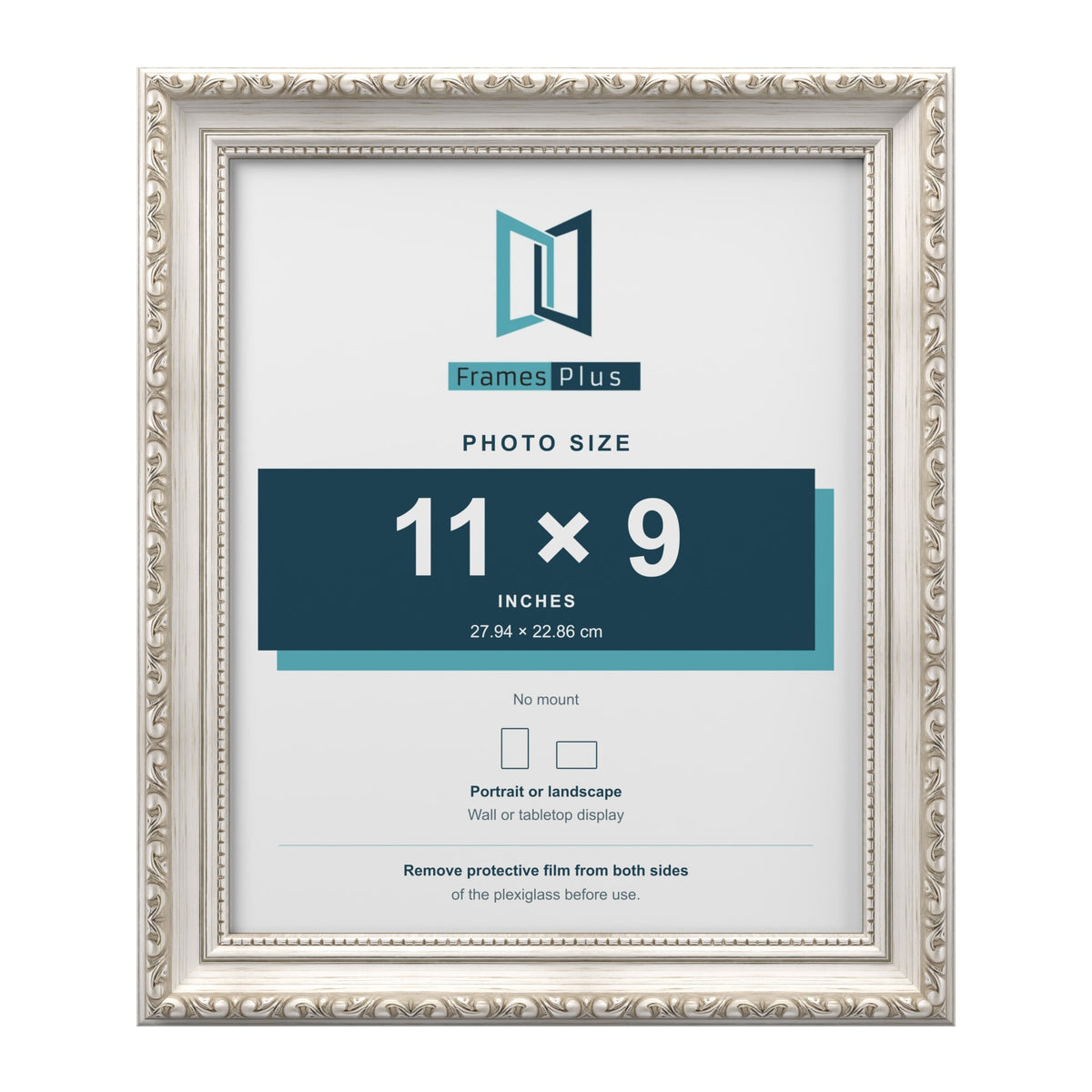 Louis Silver picture frame for an 11 x 9 inch photo