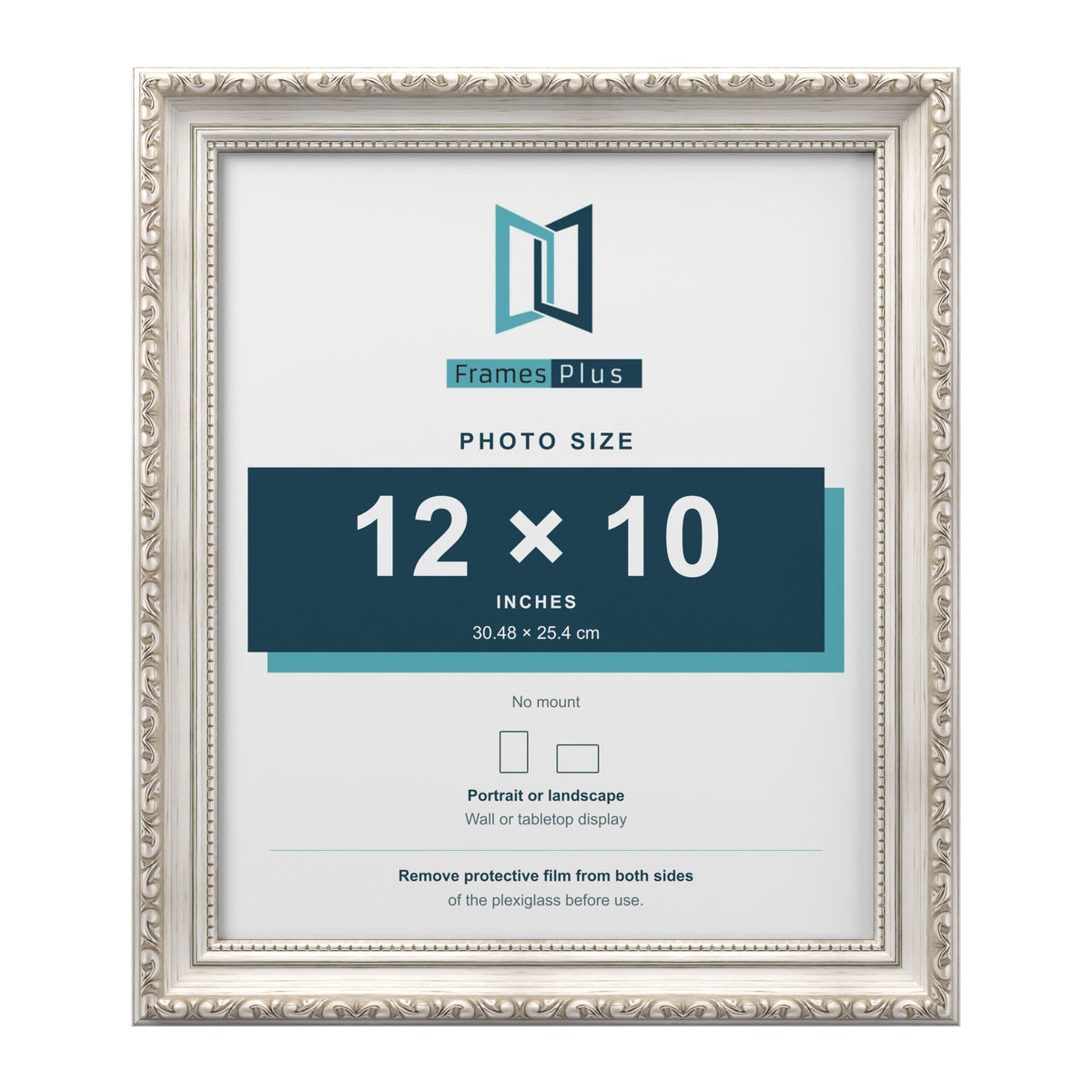 Louis Silver picture frame for a 12 x 10 inch photo