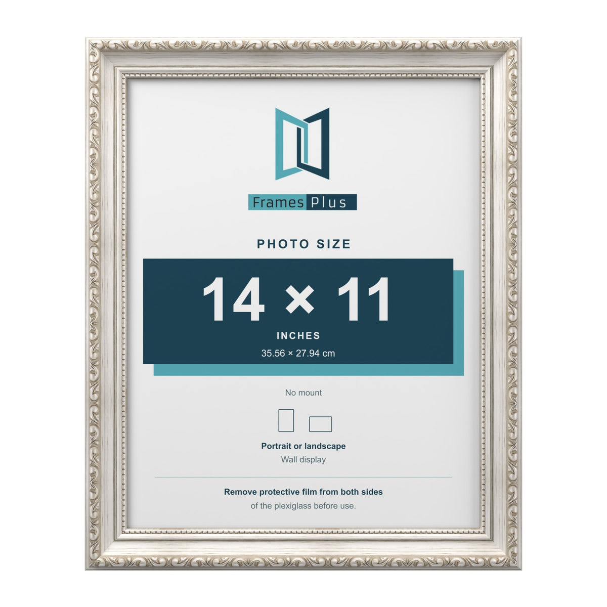 Louis Silver picture frame for a 14 x 11 inch photo
