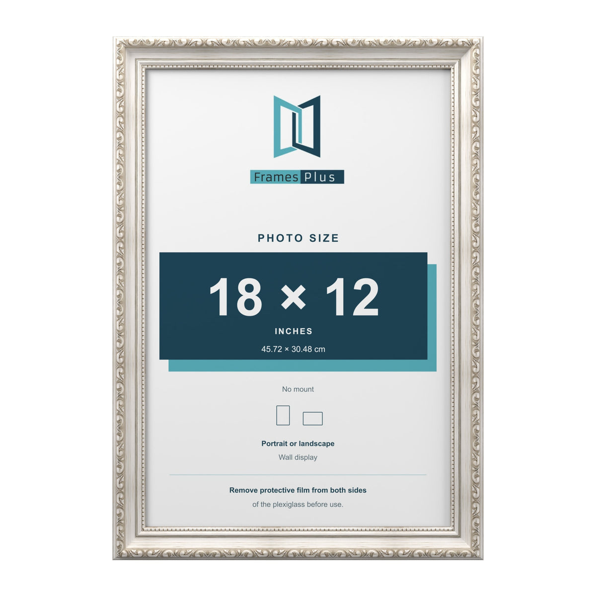 Louis Silver picture frame for an 18 x 12 inch photo
