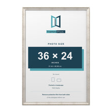 Louis Silver picture frame for a 36 x 24 inch photo