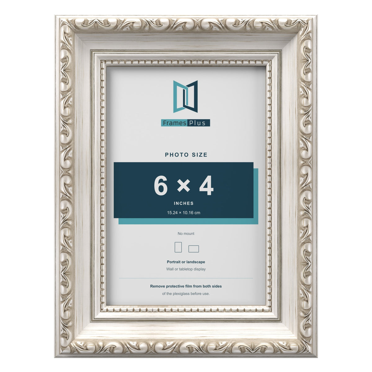 Louis Silver picture frame for a 6 x 4 inch photo