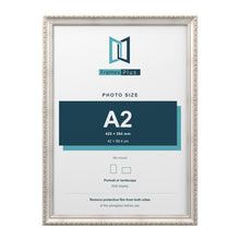 Louis Silver picture frame for an A2 photo