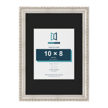 Louis Silver A3 picture frame with a black mount for a 10 x 8 inch photo