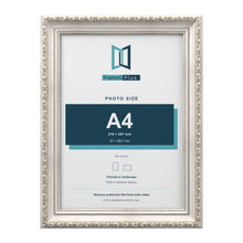 Louis Silver picture frame for an A4 photo