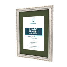 Louis Silver picture frame with a green mount