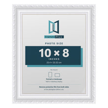 Louis White picture frame for a 10 x 8 inch photo