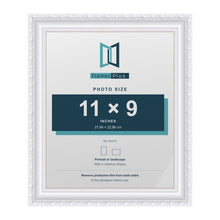 Louis White picture frame for an 11 x 9 inch photo