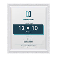 Louis White picture frame for a 12 x 10 inch photo