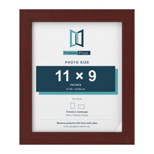 Mahogany picture frame for a 11 x 9 inch photo