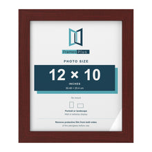 Mahogany picture frame for a 12 x 10 inch photo