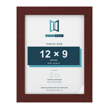 Mahogany picture frame for a 12 x 9 inch photo