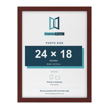 Mahogany picture frame for a 24 x 18 inch photo