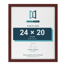 Mahogany picture frame for a 24 x 20 inch photo
