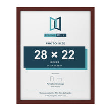 Mahogany picture frame for a 28 x 22 inch photo