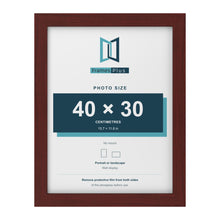Mahogany picture frame for a 40 x 30 cm photo