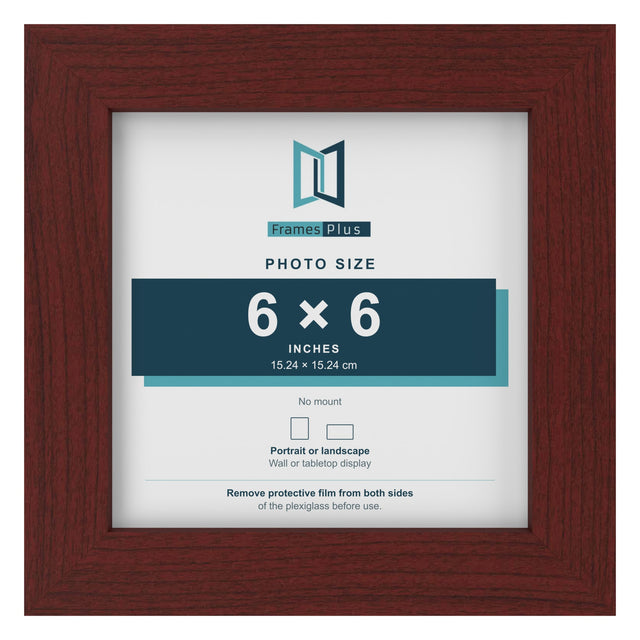Classic Mahogany 6 × 6 Frame