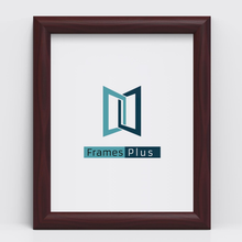 Minimo Range Mahogany Picture, Photo & Poster Frame with FramesPlus insert, front view