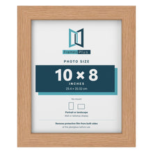 Oak picture frame for a 10 x 8 inch photo