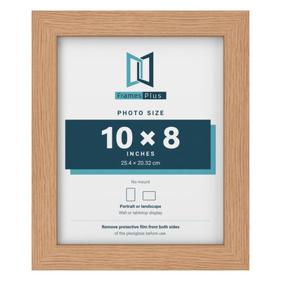 10x8" (25.4 x 20.3 cm) Picture, Photo & Poster Frame – Black, White or Oak