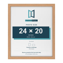 Oak picture frame for a 24 x 20 inch photo