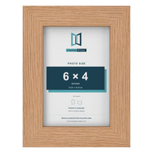 Oak picture frame for a 6 x 4 inch photo