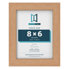 Oak picture frame for a 8 x 6 inch photo