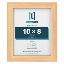 Pine picture frame for a 10 x 8 inch photo