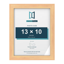Pine picture frame for a 13 x 10 inch photo