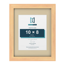 Pine 14 x 11 inch picture frame with an ivory mount for a 10 x 8 inch photo