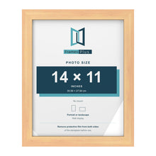 Pine picture frame for a 14 x 11 inch photo