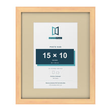 Pine 20 x 16 inch picture frame with an ivory mount for a 15 x 10 inch photo