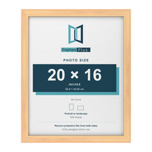 Pine picture frame for a 20 x 16 inch photo
