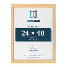 Pine picture frame for a 24 x 18 inch photo
