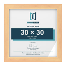Pine picture frame for a 30 x 30 cm photo