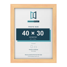 Pine picture frame for a 40 x 30 cm photo
